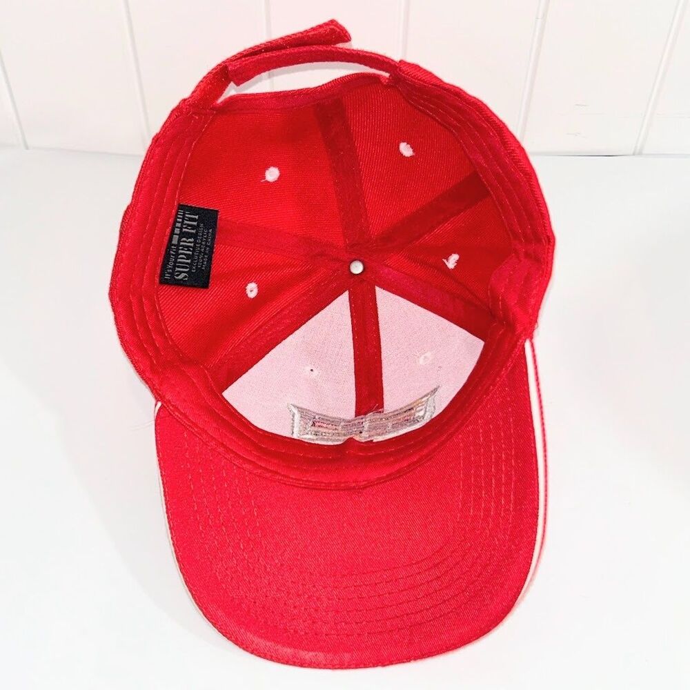 Cadillac Embroidered Logo Red Baseball Cap Dad Hat Adjustable Unisex - Picture 9 of 13